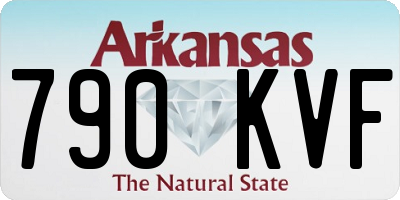 AR license plate 790KVF