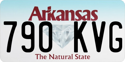 AR license plate 790KVG