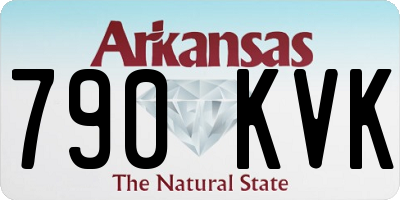 AR license plate 790KVK