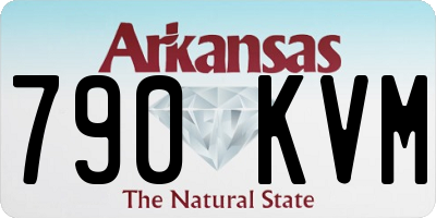 AR license plate 790KVM