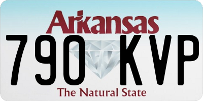 AR license plate 790KVP