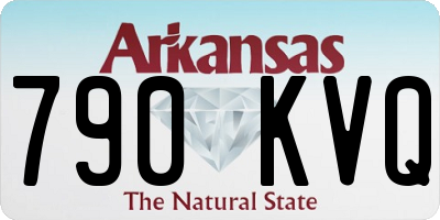 AR license plate 790KVQ