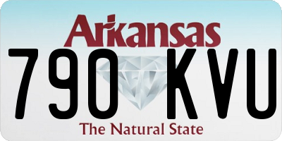 AR license plate 790KVU
