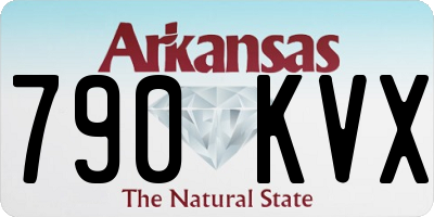 AR license plate 790KVX