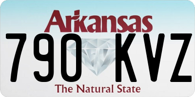 AR license plate 790KVZ