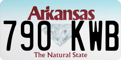 AR license plate 790KWB