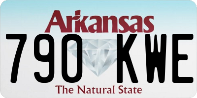 AR license plate 790KWE