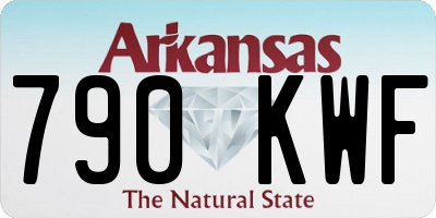 AR license plate 790KWF