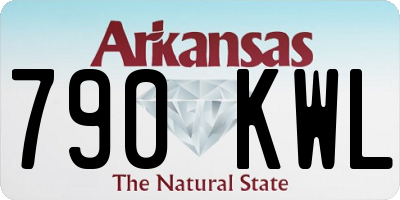 AR license plate 790KWL