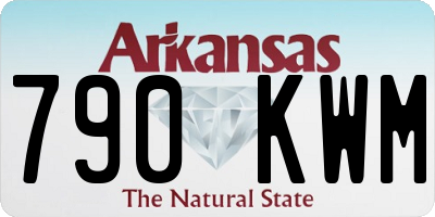 AR license plate 790KWM