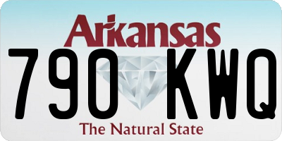 AR license plate 790KWQ