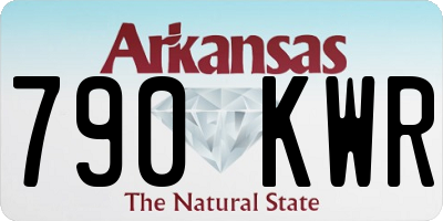 AR license plate 790KWR