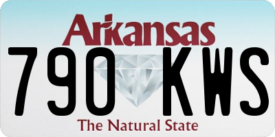 AR license plate 790KWS