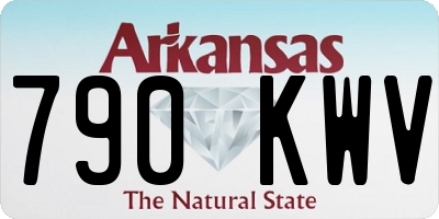 AR license plate 790KWV