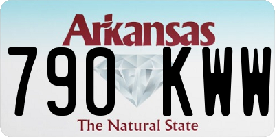 AR license plate 790KWW