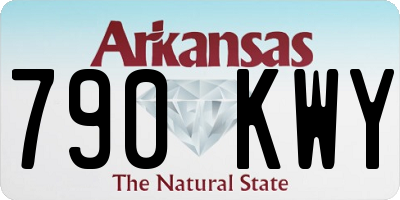 AR license plate 790KWY