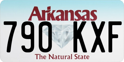 AR license plate 790KXF