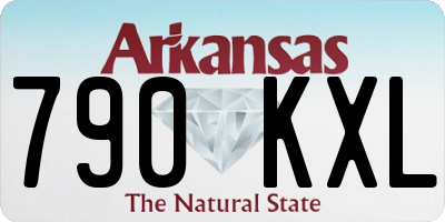 AR license plate 790KXL