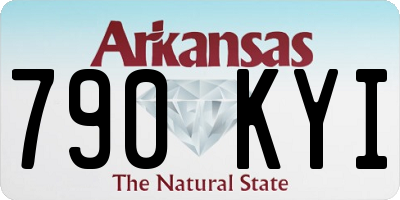AR license plate 790KYI