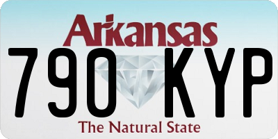 AR license plate 790KYP