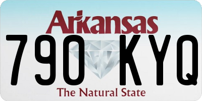 AR license plate 790KYQ