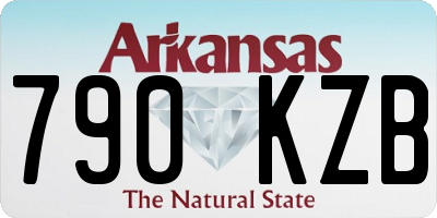 AR license plate 790KZB
