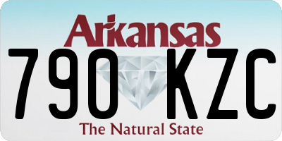 AR license plate 790KZC