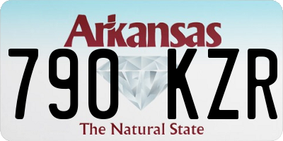 AR license plate 790KZR