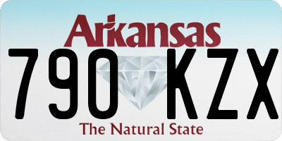 AR license plate 790KZX