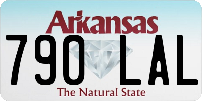 AR license plate 790LAL