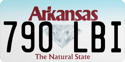 AR license plate 790LBI