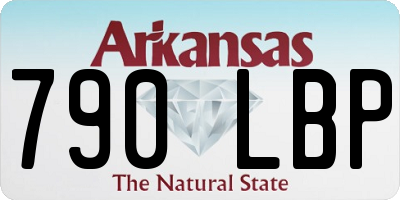 AR license plate 790LBP