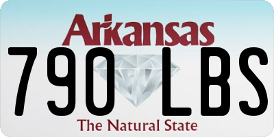 AR license plate 790LBS