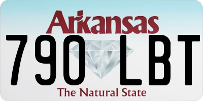 AR license plate 790LBT
