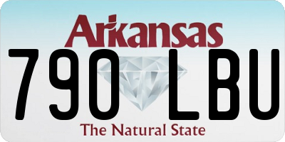 AR license plate 790LBU