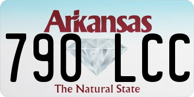 AR license plate 790LCC