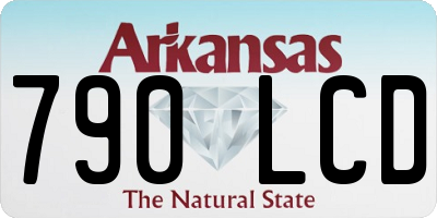 AR license plate 790LCD