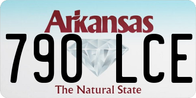 AR license plate 790LCE
