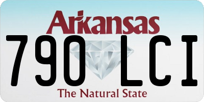 AR license plate 790LCI