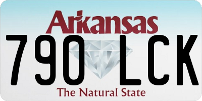 AR license plate 790LCK