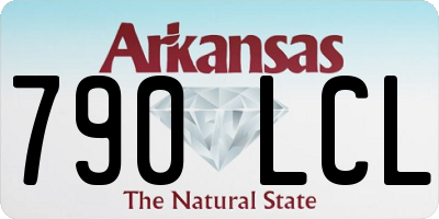 AR license plate 790LCL