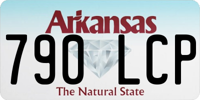 AR license plate 790LCP