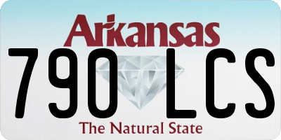 AR license plate 790LCS