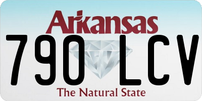 AR license plate 790LCV