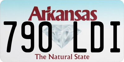 AR license plate 790LDI