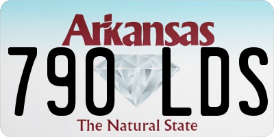 AR license plate 790LDS
