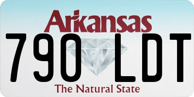 AR license plate 790LDT