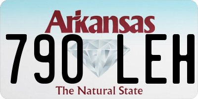 AR license plate 790LEH