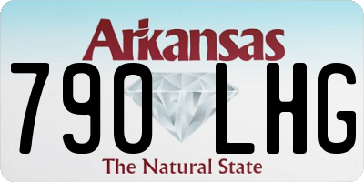 AR license plate 790LHG