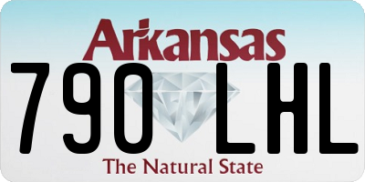AR license plate 790LHL